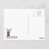 Reindeer Stationery Postkarte (Rückseite)