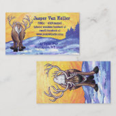 Reindeer Stationery Visitenkarte (Vorne/Hinten)