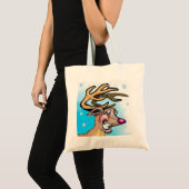 Reindeer Tote Bag Tragetasche (Vorderseite (Produkt))