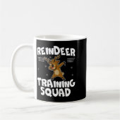 Reindeer Training Squad Deer Team Xmas Running New Kaffeetasse (Links)