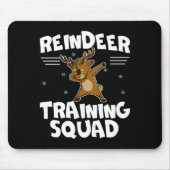 Reindeer Training Squad Deer Team Xmas Running New Mousepad (Vorne)