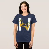 Reindeer Tri-Blend Shirt (Vorderseite voll)