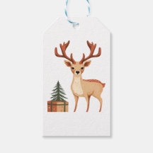 REINDEER UND CHRISTMAS-BAUM