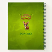 Reindeer Unique Fawn Animal Deer Graphic Doe 🦌 Notizblock (Rückseite)