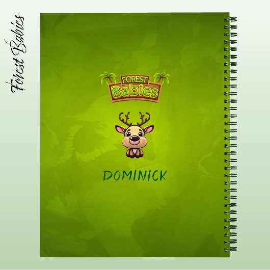 Reindeer Unique Fawn Animal Deer Graphic Doe 🦌 Notizblock