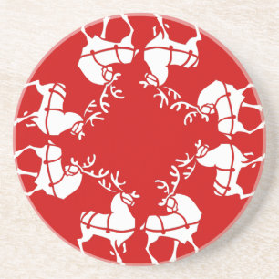 Reindeer Untersetzer Custom Christmas Untersetzer