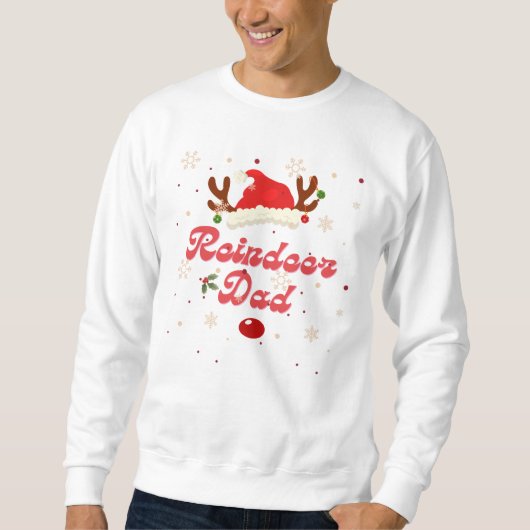Reindeer Vater Sweatshirt (Vorderseite)
