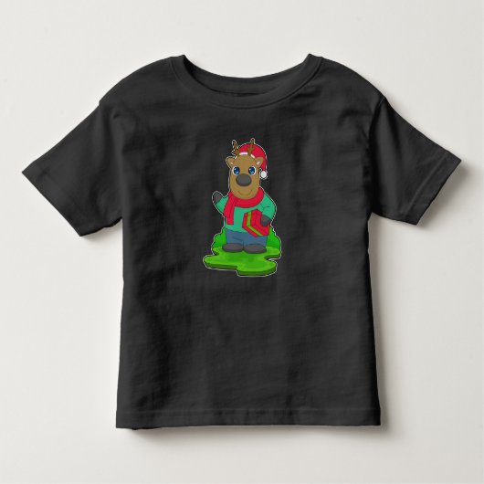 Reindeer Weihnachtspaket Kleinkind T-shirt (Vorderseite)