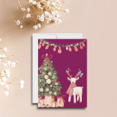 Reindeer Winter Cold Outside Baby Shower  Einladung