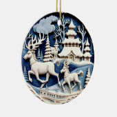 Reindeer Winter Wonderland Ornament (Rechts)