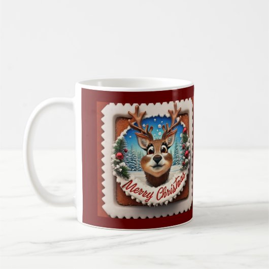 Reindeer Wonderland Coffee Tasse (Links)