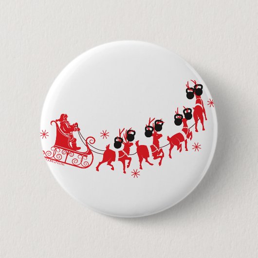 Reindeer Workout Button (Vorderseite)