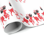 Reindeer Workout Geschenkpapier (Rolleneckpunkt)