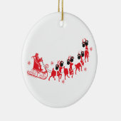 Reindeer Workout Keramikornament (Rechts)