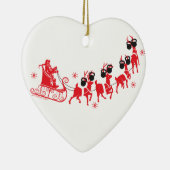 Reindeer Workout Keramikornament (Rechts)