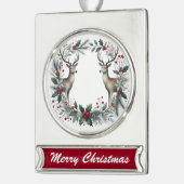 Reindeer Wreath – Elegant Christmas Ornament (Links)