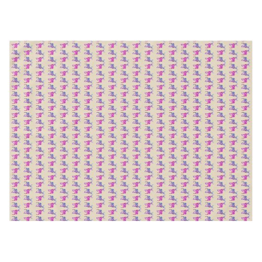 Reindeers Christmas Art  Tischdecke (Vorderseite (Horizontal))