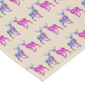 Reindeers Christmas Art  Tischdecke (Schrägansicht)