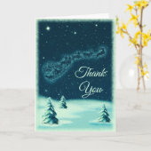 Reindeers Pulling Weihnachten Weihnachten Vielen D Karte (Gelbe Blume)