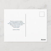 Reindeers Pulling Weihnachten Weihnachten Vielen D Postkarte (Rückseite)