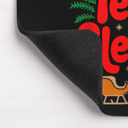 Reindeers Santa's Workers Office Our Team Sleighs  Mousepad (Ecke)