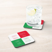 REINDEES NAMEN Untersetzer aus Hartkunststoff (Rechte Seite)