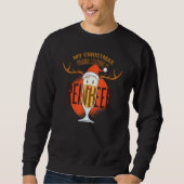 Reindeh mein Weihnachts-Pajama-Kostüm ist Reinbeer Sweatshirt (Vorderseite)