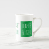 REINDENAMEN Knochen-China Tasse (Rechts)