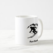 "Reine Abfahrt" Kaffeetasse (VorderseiteRechts)