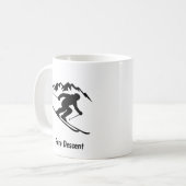 "Reine Abfahrt" Kaffeetasse (Vorderseite Links)