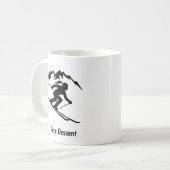 "Reine Abfahrt" Kaffeetasse (Vorderseite Links)