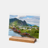 Reine auf den Lofoten Acrylschild (Winkel)