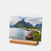 Reine auf den Lofoten Acrylschild (Winkel)