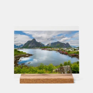 Reine auf den Lofoten Magnet Acrylschild