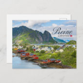 Reine auf den Lofoten Postkarte (Vorne/Hinten)