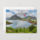Reine auf den Lofoten Postkarte (Vorne/Hinten)