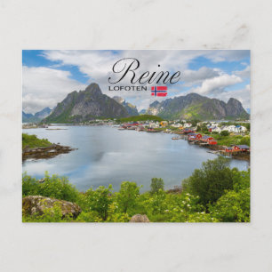 Reine auf den Lofoten Postkarte