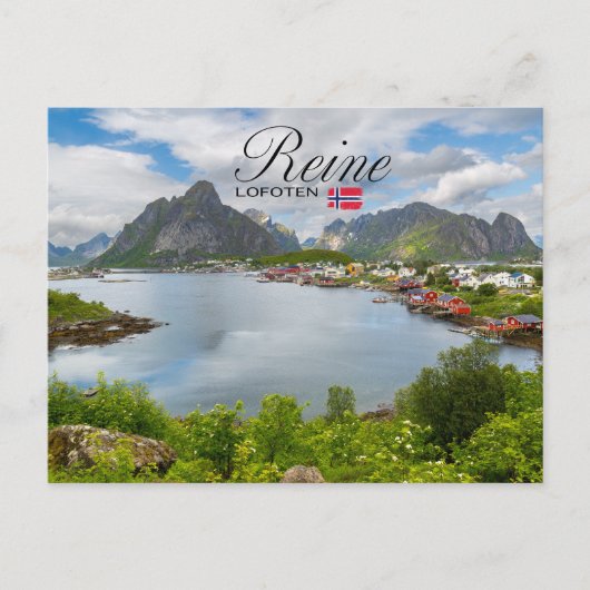 Reine auf den Lofoten Postkarte (Vorderseite)