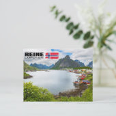 Reine auf den Lofoten Postkarte (Stehend Vorderseite)