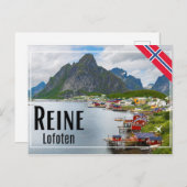 Reine auf den Lofoten Postkarte (Vorne/Hinten)