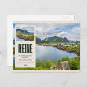 Reine auf den Lofoten Postkarte (Vorne/Hinten)