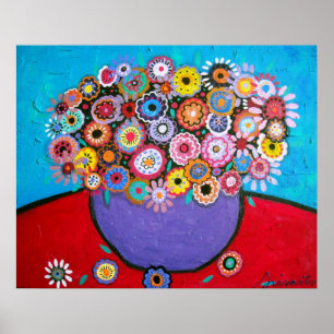 REINE BLUMEN POSTER