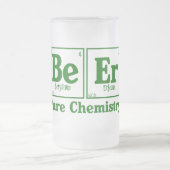 Reine Chemie 2 Mattglas Bierglas (Mittel)
