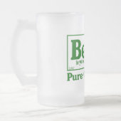 Reine Chemie 2 Mattglas Bierglas (Links)