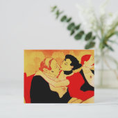 Reine De Joie 1892 Berühmtes Poster Postkarte (Stehend Vorderseite)