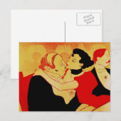 Reine De Joie 1892 Berühmtes Poster Postkarte (Vorne/Hinten)