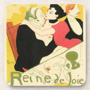 Reine de Joie (Königin der Lust) Toulouse Lautrec Getränkeuntersetzer