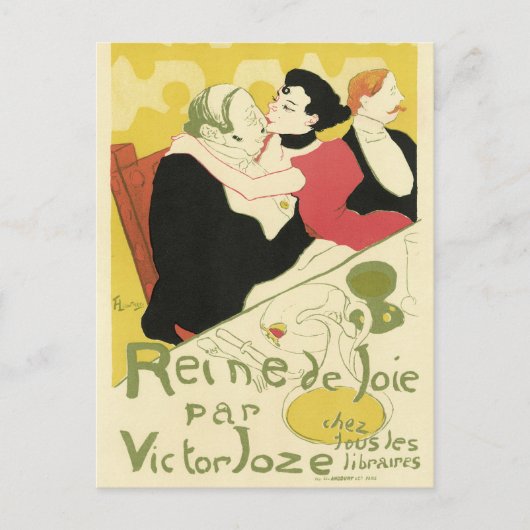 Reine de Joie (Königin des Vergnügens) Toulouse La Postkarte (Vorderseite)