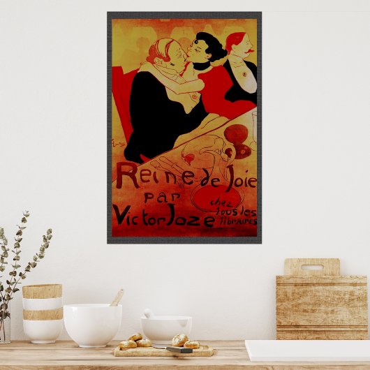 Reine de Joie par Victor Joze 36 x 24 Poster (Küche)