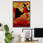 Reine de Joie par Victor Joze 36 x 24 Poster (Heimbüro)